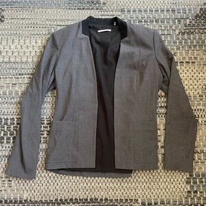 T Tahari Womens Suit Jacket, Blazer - Gray with Black Lining, Size US 10